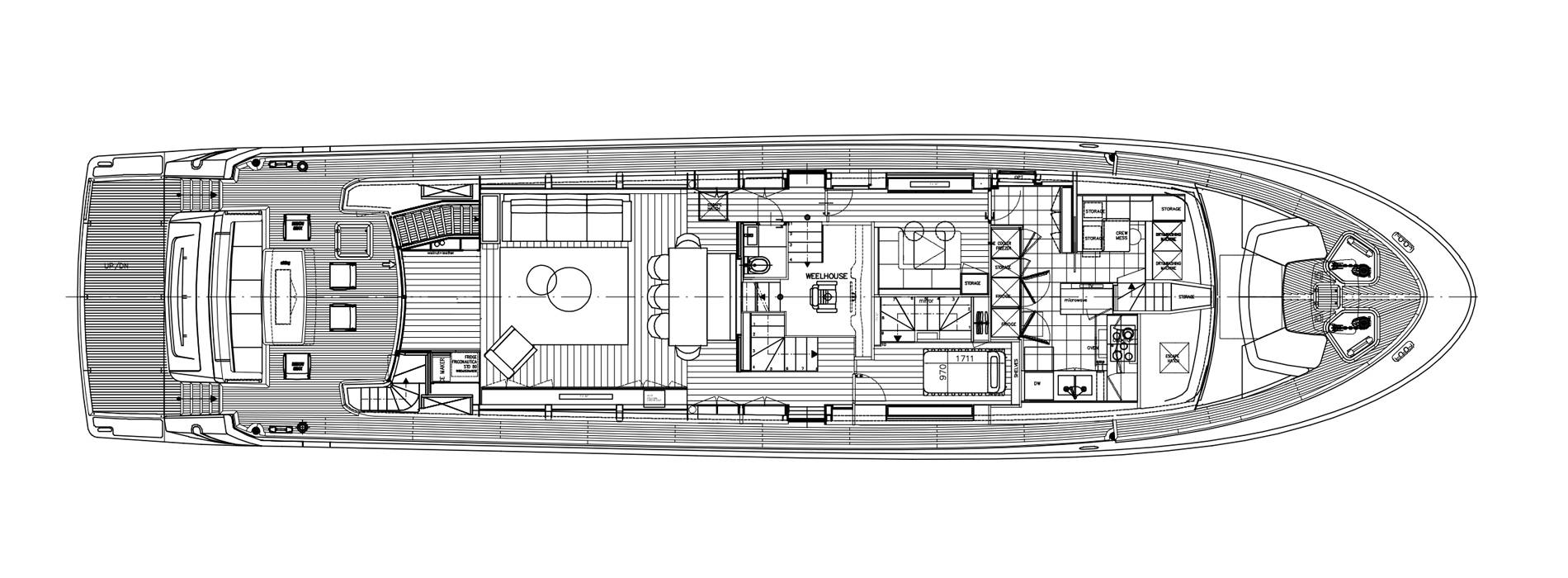 Sanlorenzo Yachts SL96-623 Main deck