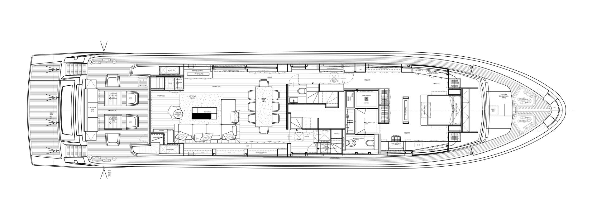 Sanlorenzo Yachts SL106-725 Main Deck